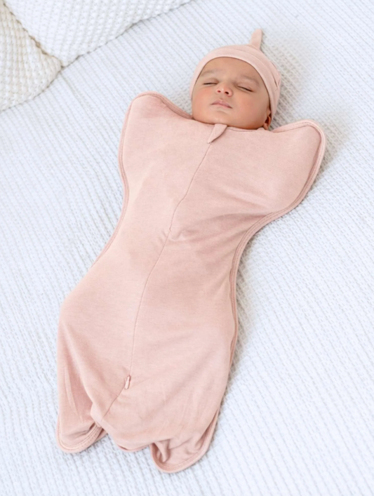 Baby Bamboo Swaddle Sleep Pod — Rose