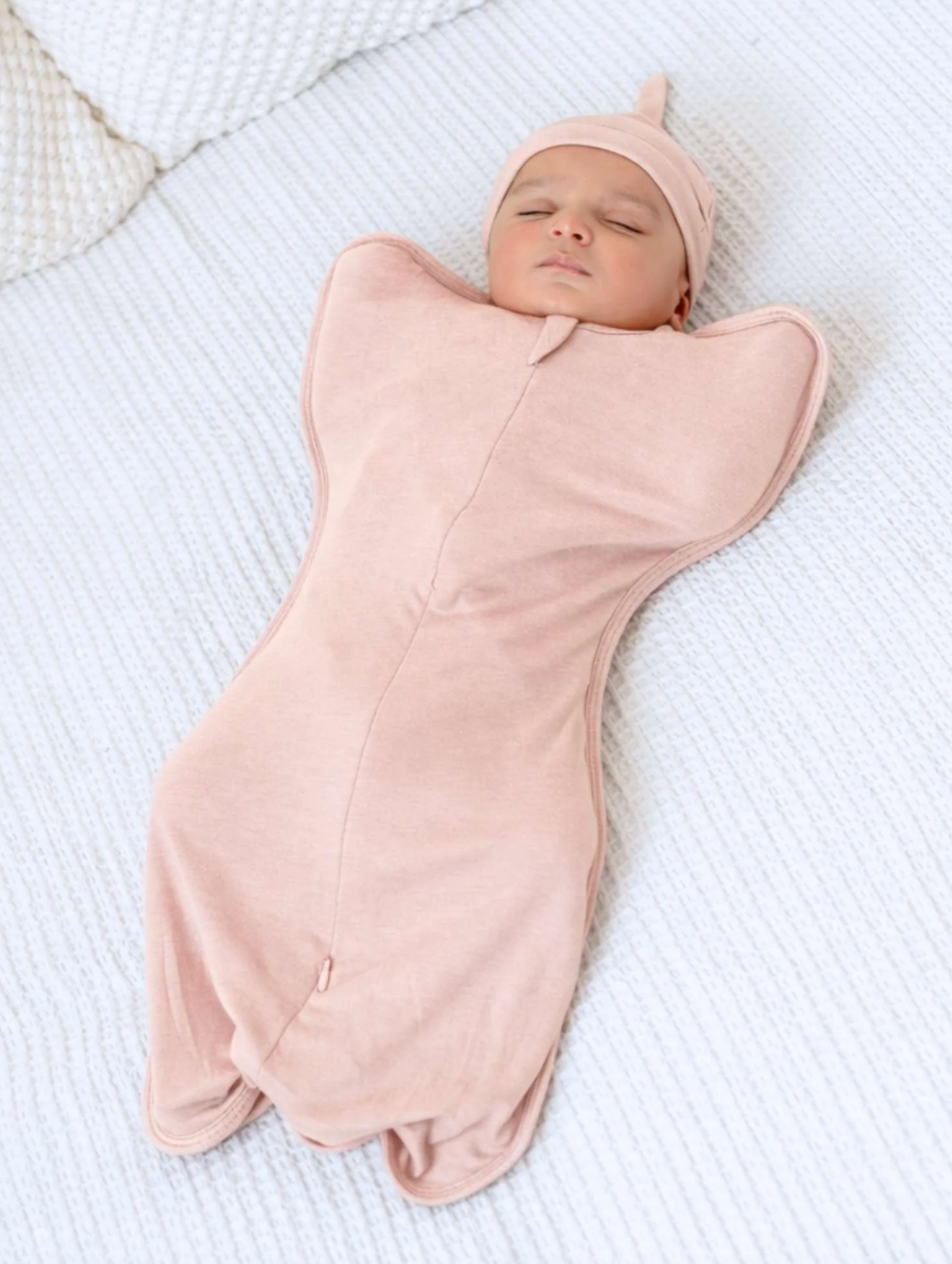Baby Bamboo Swaddle Sleep Pod — Rose